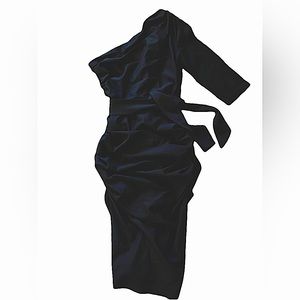 Off the Shoulder ALIEVA Black Dress (NEVER WORN)